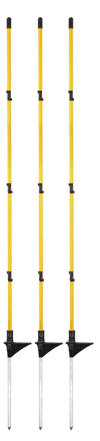 Stopnice iz steklenih vlaken-v stebrih za prenosno ograjo: lahka podpora za prilagodljiva ohišja